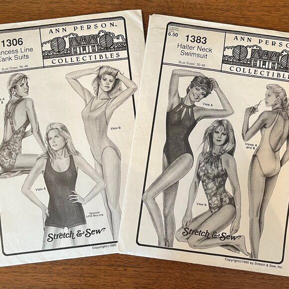 Stretch & Sew Other - Misses Swimsuits Vintage Uncut Sewing Patterns Stretch & Sew